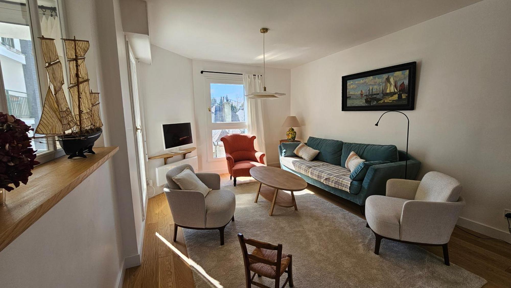 Appartement Les Remparts - 250 M From Port - Wifi - Parking - Calme